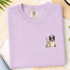 Custom Two Pet Portrait T-Shirt with Names.