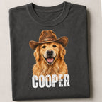Custom Pet Shirt – Personalized Western Pet Portrait Tee.