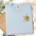 Custom Two Pet Portrait T-Shirt with Names | Personalized Pet Shirt.