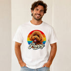 Custom Dog Shirt with Name – Retro Personalized Pet T-Shirt.