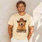 Custom Pet Shirt – Personalized Western Pet Portrait Tee.
