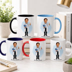 Personalized Doctor Caricature Mug – Create Their Gift Today.
