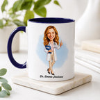 Personalized Doctor Caricature Mug – A Gift They’ll Love.