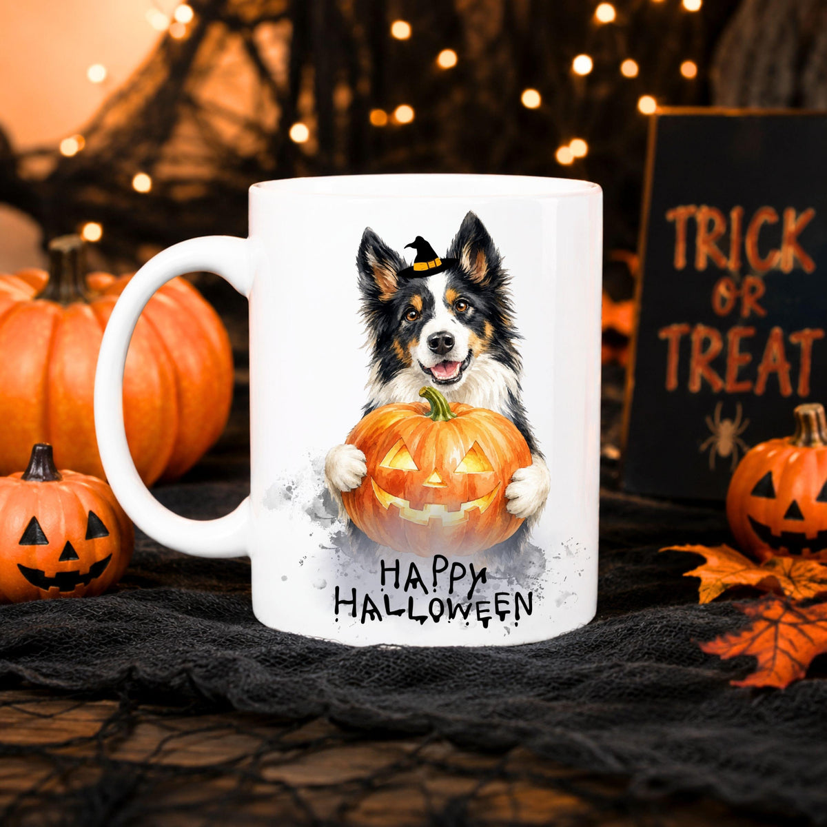Personalized Halloween Pet Mug | Custom Cat & Dog Photo Gift.