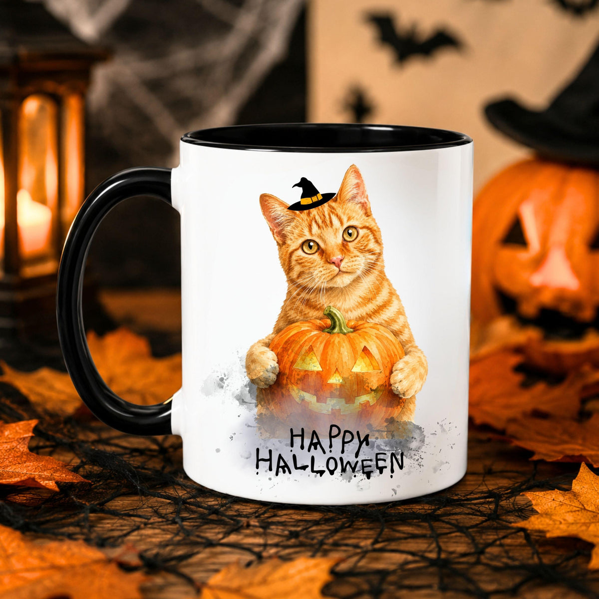 Personalized Halloween Pet Mug | Custom Cat & Dog Photo Gift.