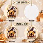 Dog’s First Halloween Ornament – Personalized Puppy Photo Gift.
