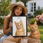 Custom Watercolor Pet Portrait from Photo | Personalized Pet Art.