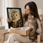 Custom Renaissance Pet Portrait | Royal Oil Painting Gift.