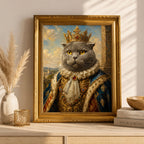 Custom Renaissance Pet Portrait | Royal Oil Painting Gift.