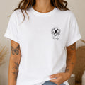Custom Minimalist Pet Sketch T-Shirt | Personalized Dog Portrait Tee.
