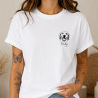 Custom Minimalist Pet Sketch T-Shirt | Personalized Dog Portrait Tee.