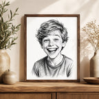 Custom Street Style Ink Portrait from Photo.