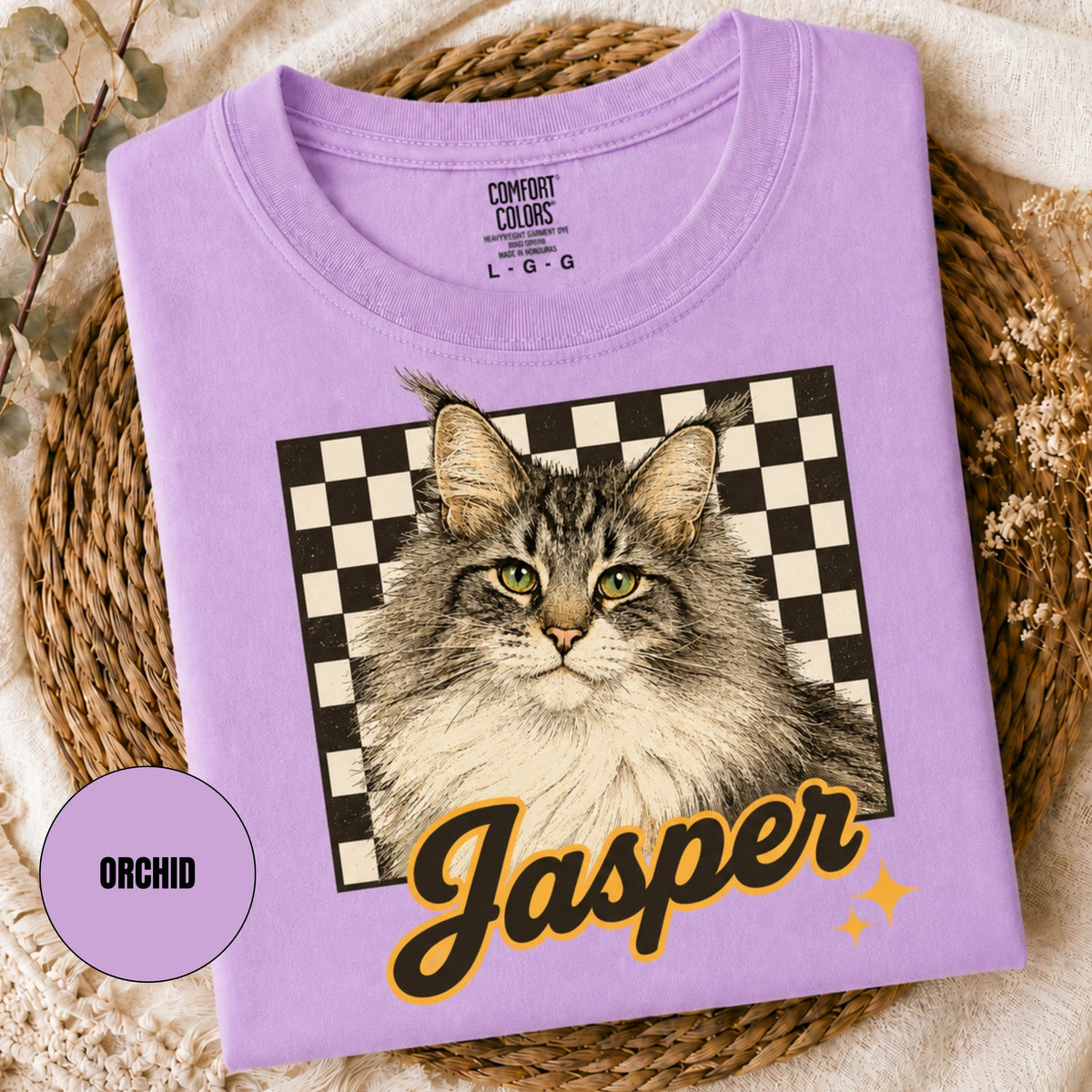 Custom Vintage Retro Pet Shirt | Personalized Dog Graphic Tee.