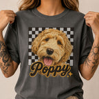 Custom Vintage Retro Pet Shirt | Personalized Dog Graphic Tee.