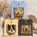 Custom Vintage Retro Pet Shirt | Personalized Dog Graphic Tee.