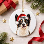 Custom Christmas Dog Ornament – Personalized Pet Photo Gift.