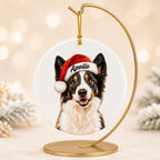 Custom Christmas Dog Ornament – Personalized Pet Photo Gift.