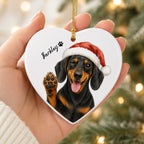 Personalized Dog’s First Christmas Ornament – Custom Pet Photo
