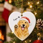 Personalized Dog’s First Christmas Ornament – Custom Pet Photo