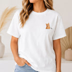 Custom Cat Shirt – Personalized Watercolor Pet Portrait.