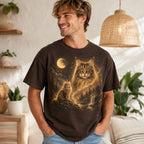Custom Cat Shirt – Personalized Moon Portrait Tee.