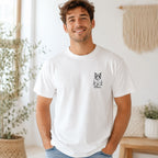 Custom Cat Shirt with Name – Personalized Sketch Portrait.