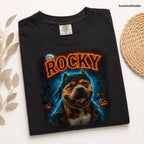 Custom Pet Halloween Shirt – Spooky Portrait T-Shirt.