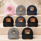 Custom Two Pet Hat – Personalized Dog & Cat Portrait Cap.