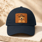 Custom Western Dog Hat – Personalized Pet Portrait Patch.